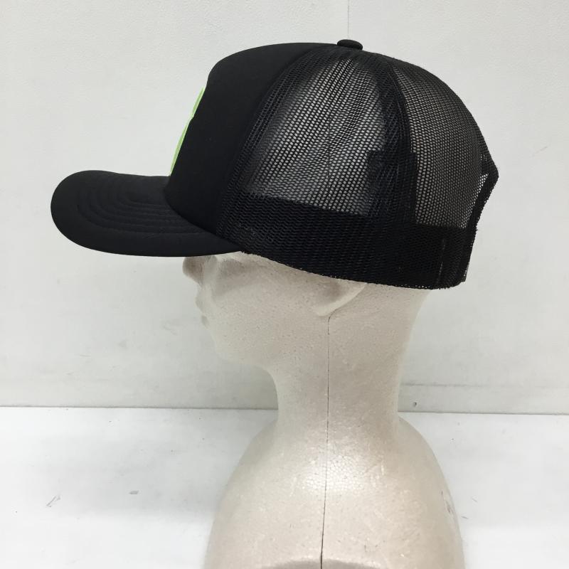 ステューシー STUSSY 帽子 キャップ メッシュキャップ　BIG S TRUCKER トラッカーキャップ ロゴ、文字 黒 / ブラック /  メンズ USED 古着 中古 10134016