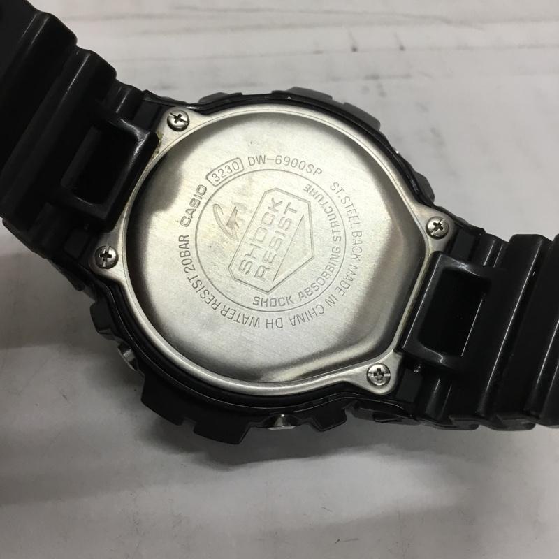 ジーショック G-SHOCK 腕時計 デジタル DW-6900SP 25周年モデル 箱有 ロゴ、文字 黒 / ブラック /  メンズ USED 古着 中古 10106426