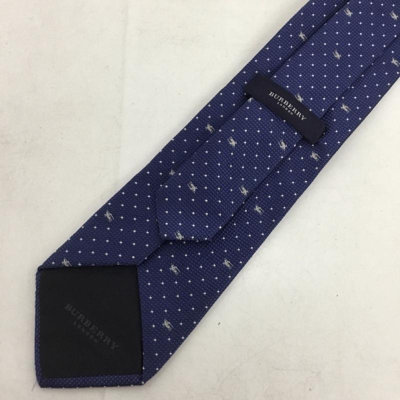 バーバリーロンドン Burberry London ネクタイ ネクタイ シルク 総柄 紺 / ネイビー /  メンズ USED 古着 中古 10150229