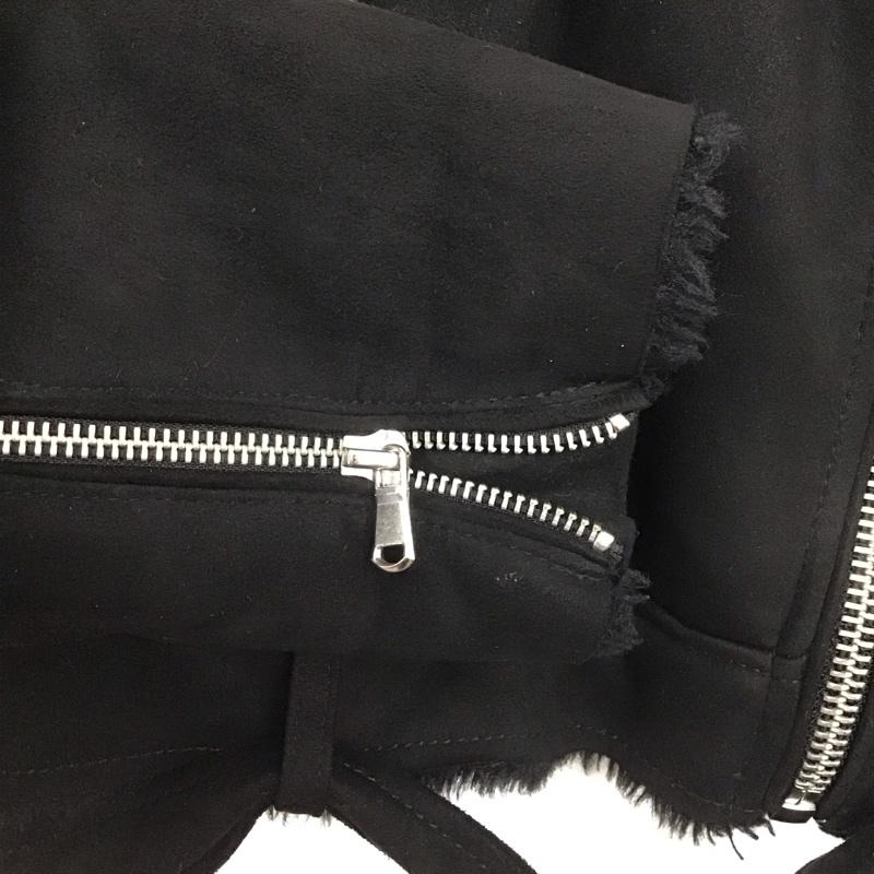 アズールバイマウジー AZUL BY MOUSSY ジャケット、上着 ジャンパー、ブルゾン M 無地 黒 / ブラック /  レディース USED 古着 中古 10145799