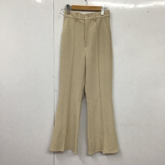 ビームス BEAMS パンツ ワークパンツ、ペインターパンツ ワークパンツ ワイドパンツ カジュアルパンツ ストレッチパンツ S 無地 ベージュ / ベージュ /  レディース USED 古着 中古 10128953