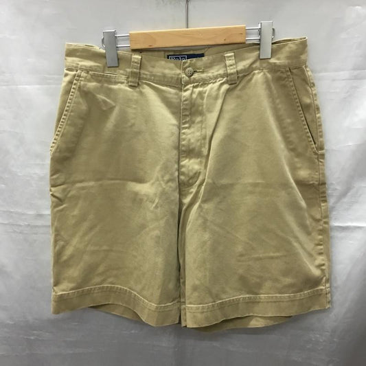 ポロバイラルフローレン Polo by RALPH LAUREN パンツ ショートパンツ ショートパンツ ハーフパンツ カジュアルパンツ 33インチ 無地 ベージュ / ベージュ /  メンズ USED 古着 中古 10120269