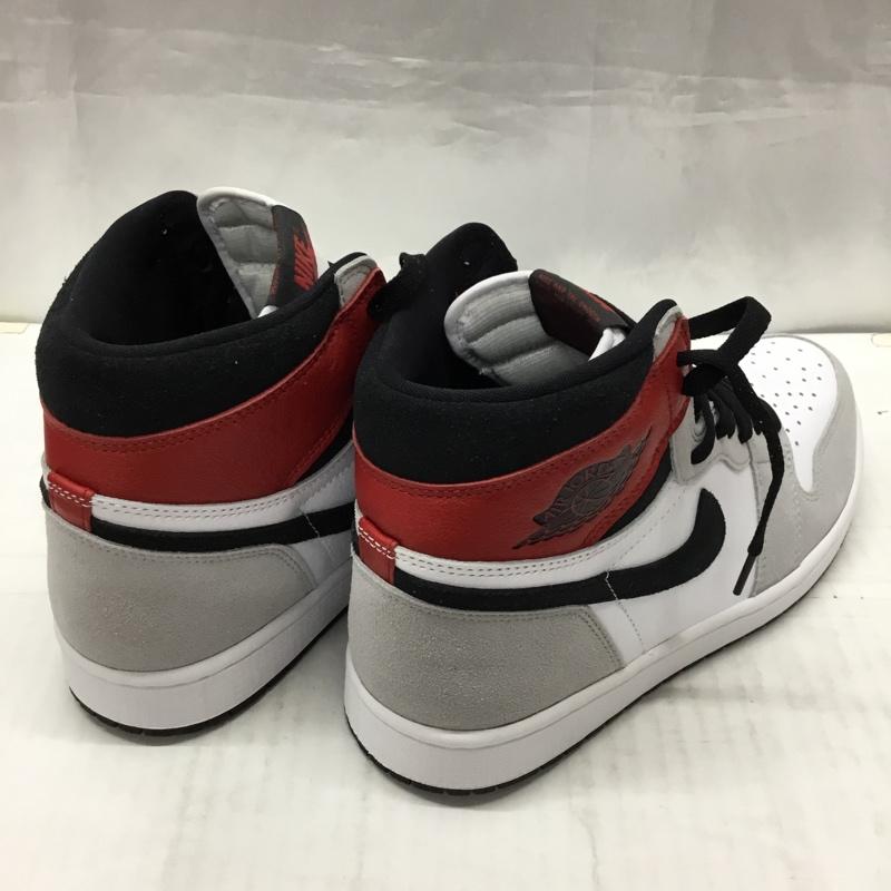 ナイキ NIKE スニーカー スニーカー 555088-126 AIR JORDAN 1 RETRO HIGH OG 27.5cm 箱有 27.5cm ロゴ、文字 白 / ホワイト / X 黒 / ブラック / X 灰 / グレー / X 赤 / レッド /  メンズ USED 古着 中古 10112509