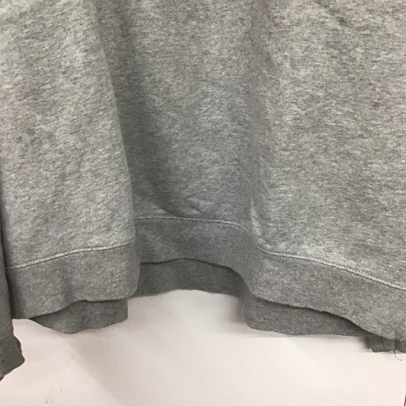 ステューシー STUSSY トレーナー 長袖 L 無地 X ロゴ、文字 灰 / グレー /  メンズ USED 古着 中古 10142155