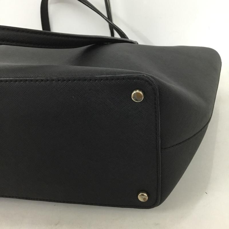ケイトスペード Kate Spade トートバッグ トートバッグ WKRU4094 レザー ロゴ、文字 黒 / ブラック /  レディース USED 古着 中古 10133918