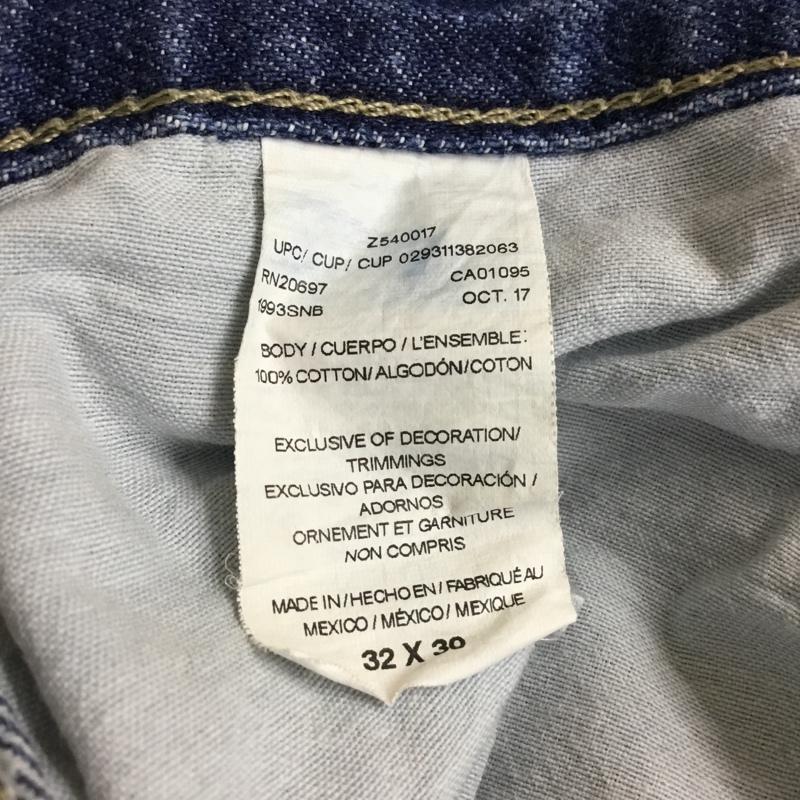 ディッキーズ Dickies パンツ デニム、ジーンズ デニムパンツ ストレートパンツ ワイドパンツ カーゴパンツ 32インチ 無地 インディゴ / インディゴ /  メンズ USED 古着 中古 10113375