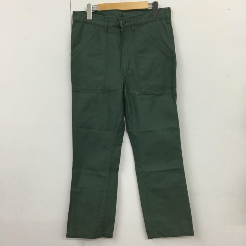 ガンホー GUNG HO パンツ ワークパンツ、ペインターパンツ ワークパンツ ワイドパンツ カジュアルパンツ ミリタリーパンツ 無地 カーキ / カーキ /  メンズ USED 古着 中古 10115645