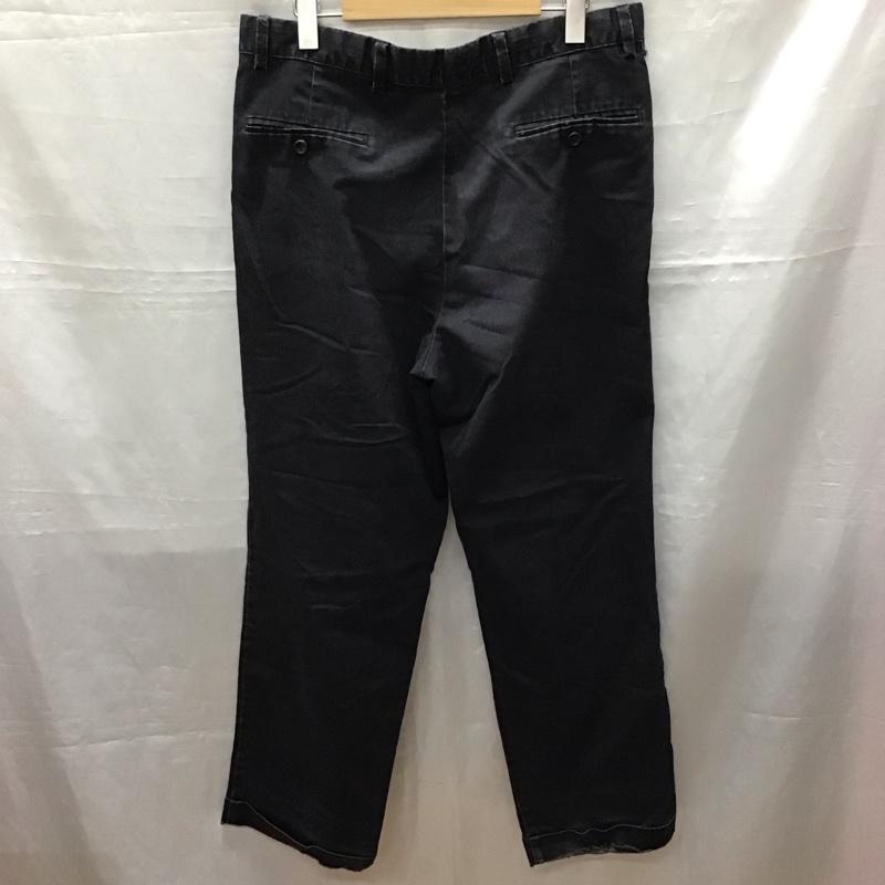 ドッカーズ DOCKERS パンツ ワークパンツ、ペインターパンツ ワイド 34 無地 黒 / ブラック /  メンズ USED 古着 中古 10118537