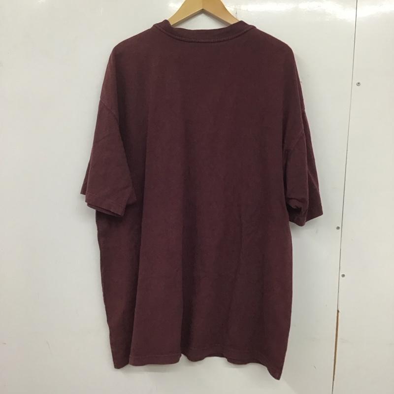 カーハート Carhartt Tシャツ 半袖 半袖カットソー ヘンリーネックTシャツ XL ロゴ、文字 マゼンタ / マゼンタ /  メンズ USED 古着 中古 10135465