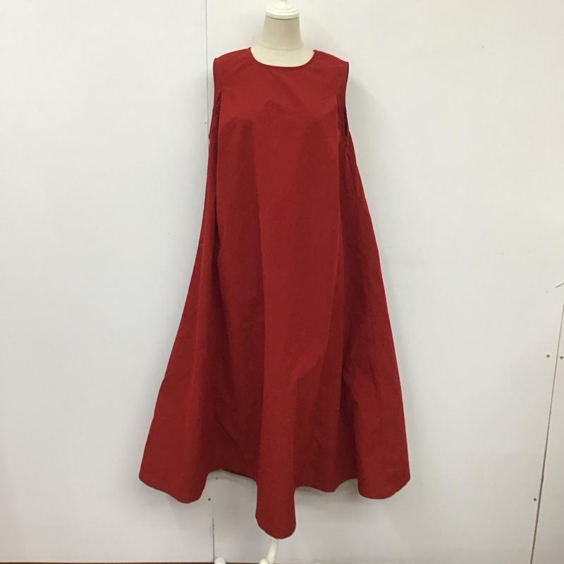 アルシーヴ archives ワンピース ロングスカート PHA19013 ノースリーブ Aライン M 無地 赤 / レッド /  レディース USED 古着 中古 10115509