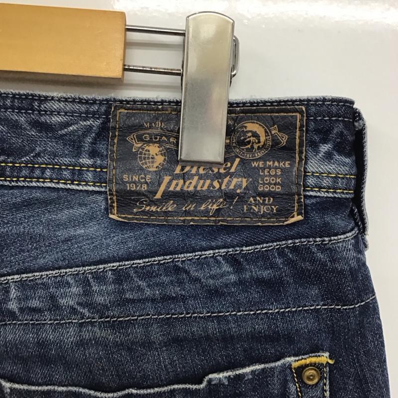 ディーゼル DIESEL パンツ デニム、ジーンズ デニムパンツ スリムパンツ カジュアルパンツ 30インチ 無地 インディゴ / インディゴ /  メンズ USED 古着 中古 10142645