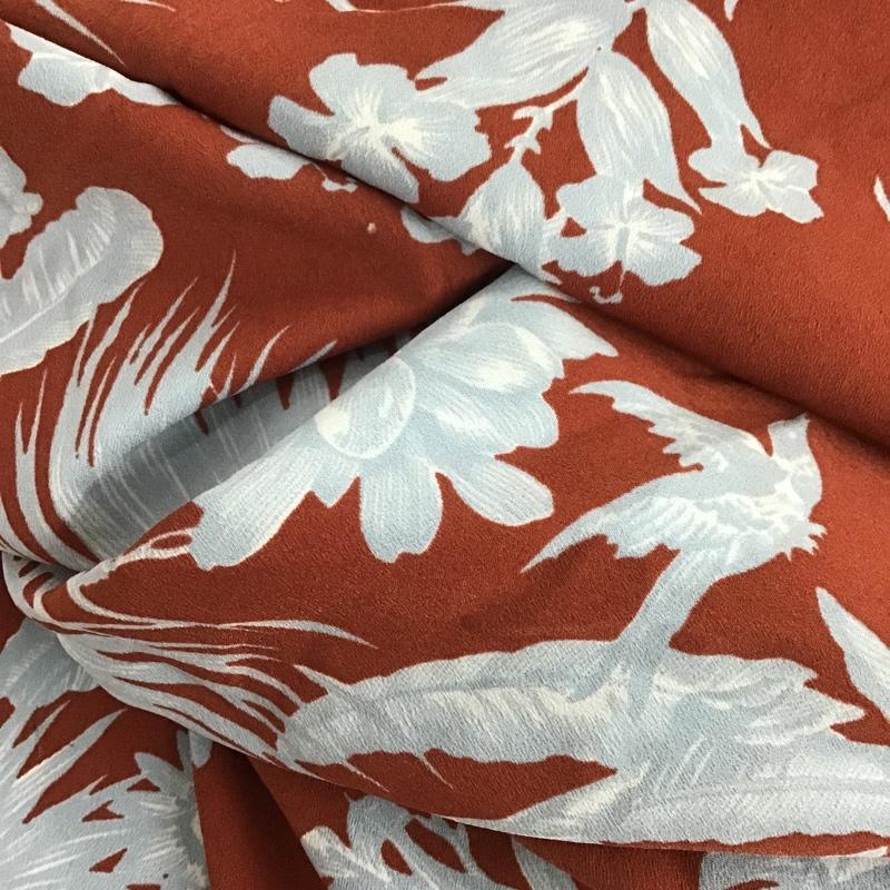 スライ SLY ワンピース ロングスカート 030CSK33-7580 EXOTIC PLANTS OP キャミワンピース 1 花柄 えんじ / ワインレッド /  レディース USED 古着 中古 10107172