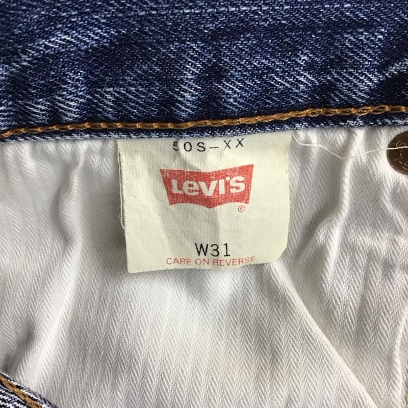 リーバイストラウスアンドコー Levi Strauss & co. パンツ デニム、ジーンズ デニムパンツ ストレートパンツ スリムパンツ カジュアルパンツ 31インチ 無地 インディゴ / インディゴ /  メンズ USED 古着 中古 10107762