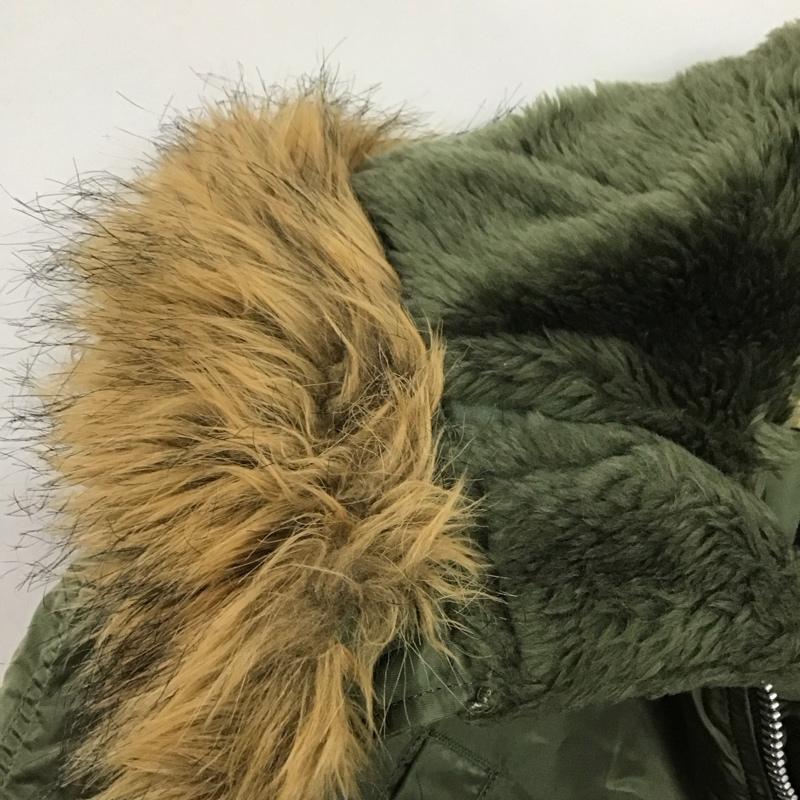 アルファインダストリー Alpha Industries ジャケット、上着 ジャンパー、ブルゾン ジップアップジャケット ナイロンジャケット アウター ミリタリージャケット S 無地 カーキ / カーキ /  メンズ USED 古着 中古 10141387