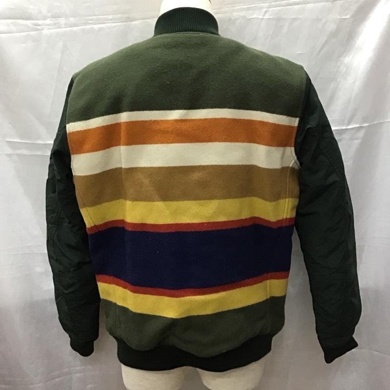 エディーバウアー Eddie Bauer ジャケット、上着 ジャンパー、ブルゾン ジップアップジャケット ジャンパー ジャケット カジュアルジャケット リバーシブル ボーダー柄 マルチカラー / マルチカラー /  メンズ USED 古着 中古 10110772