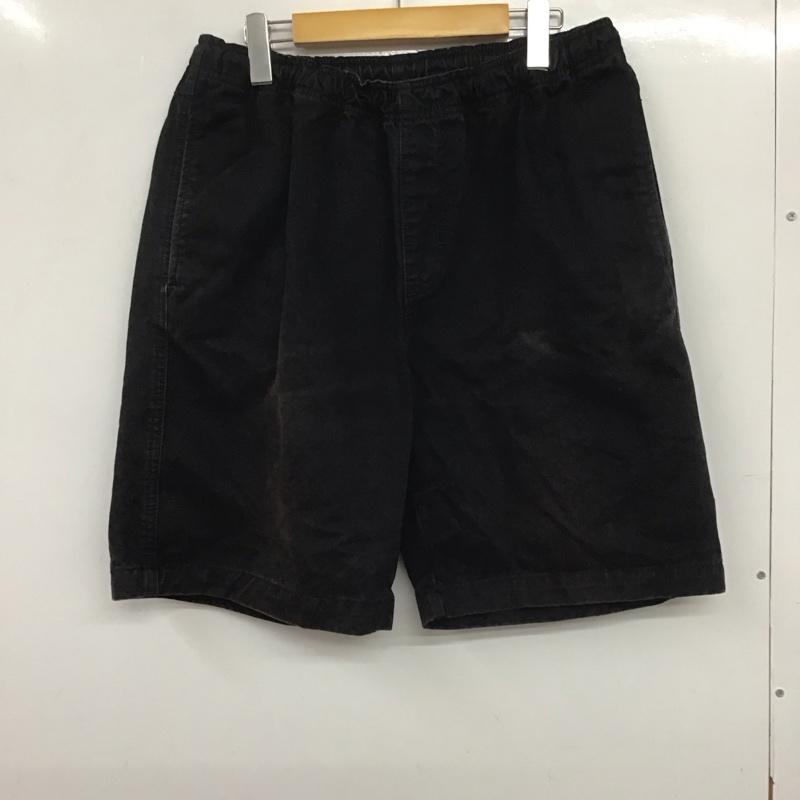 ステューシー STUSSY パンツ ショートパンツ ハーフパンツ ショートパンツ カジュアルパンツ M 無地 黒 / ブラック /  メンズ USED 古着 中古 10139838