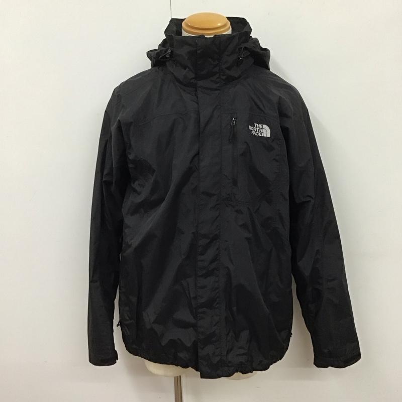 ザノースフェイス THE NORTH FACE ジャケット、上着 ジャンパー、ブルゾン ジップアップジャケット ジャンパー ジャケット パーカー アウター L ロゴ、文字 黒 / ブラック /  メンズ USED 古着 中古 10123837