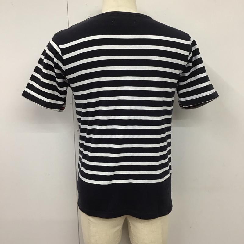 チャオパニック CIAOPANIC Tシャツ 半袖 半袖カットソー プリントTシャツ クルーネックカットソー M ボーダー柄 マルチカラー / マルチカラー /  レディース USED 古着 中古 10113145
