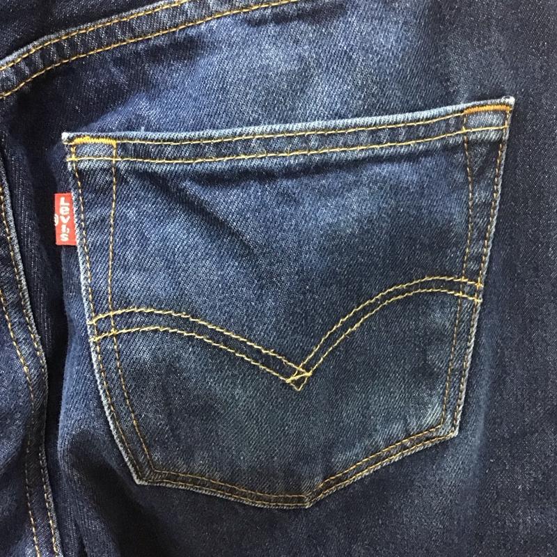 リーバイストラウスアンドコー Levi Strauss & co. パンツ デニム、ジーンズ デニムパンツ ストレートパンツ ワイドパンツ カジュアルパンツ 33インチ 無地 インディゴ / インディゴ /  メンズ USED 古着 中古 10113579