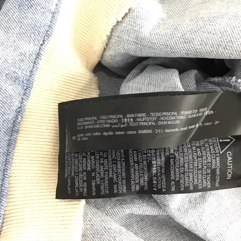ザラ ZARA カットソー 長袖 長袖カットソー 無地カットソー クルーネック L 無地 インディゴ / インディゴ /  メンズ USED 古着 中古 10144611