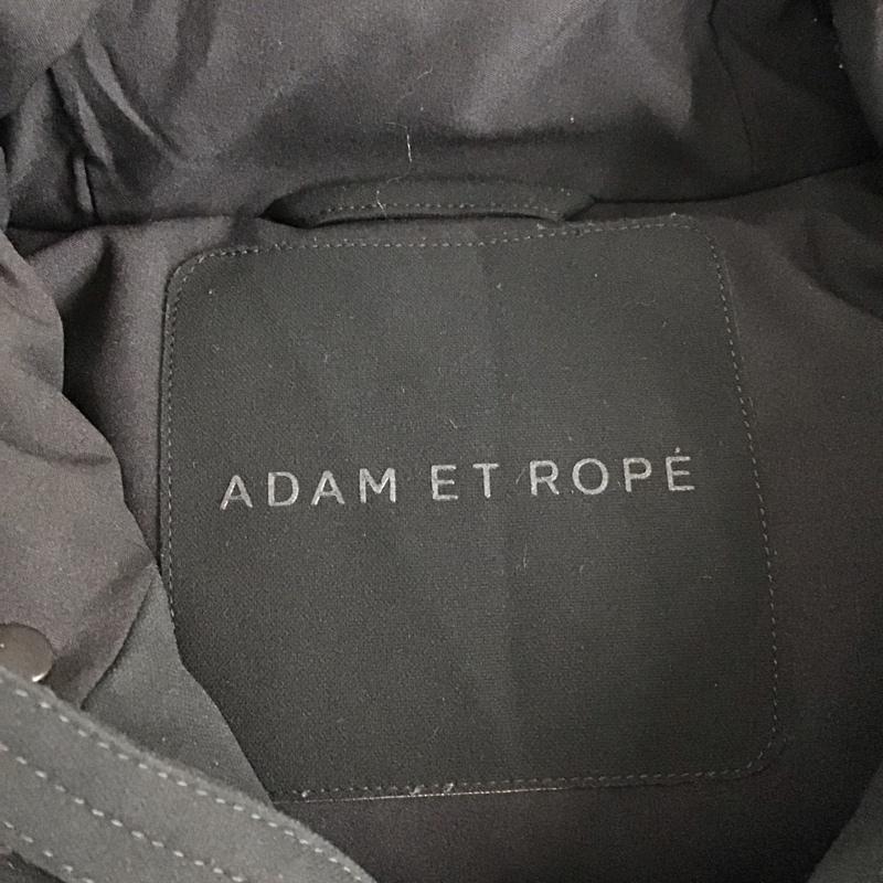 アダムエロペ ADAM ET ROPE  ジャケット、上着 ジャンパー、ブルゾン gml-18020-b ダウンジャケット ジップアップジャケット ジャンパー L ロゴ、文字 黒 / ブラック /  メンズ USED 古着 中古 10121464