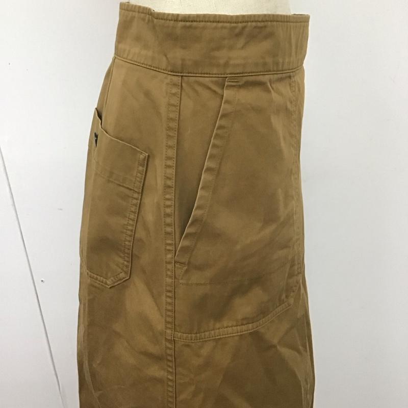 エムエイチエル MHL. スカート ひざ丈スカート 595-8232500 コットン 膝下丈 巻スカート ラップスカート 1 無地 ベージュ / ベージュ /  レディース USED 古着 中古 10108564