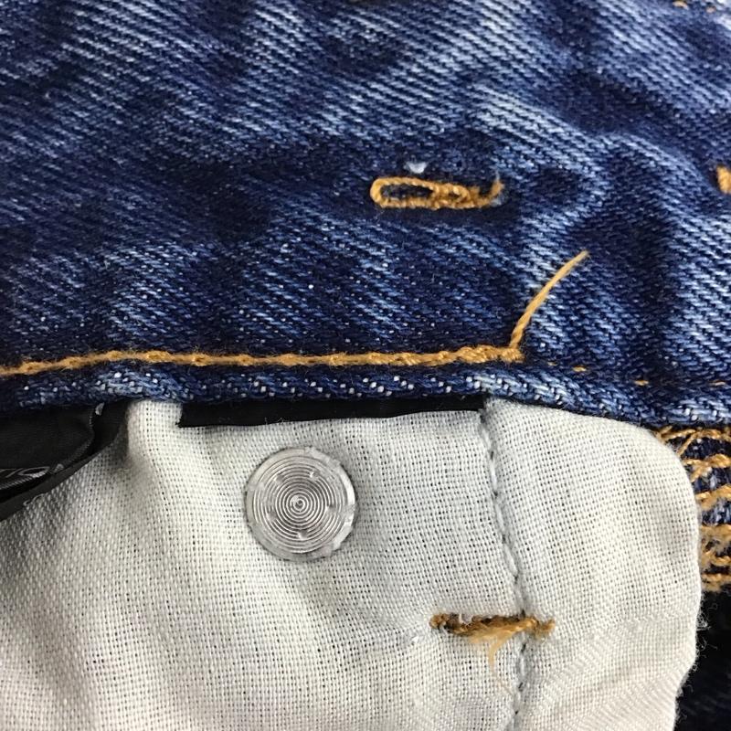 ザラ ZARA パンツ デニム、ジーンズ 34 無地 インディゴ / インディゴ /  レディース USED 古着 中古 10133741