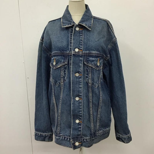 マウジー MOUSSY ジャケット、上着 ジャケット、ブレザー 0109SA11-0190 デニムジャケット Gジャン FREE 無地 水色 / ライトブルー /  レディース USED 古着 中古 10114348