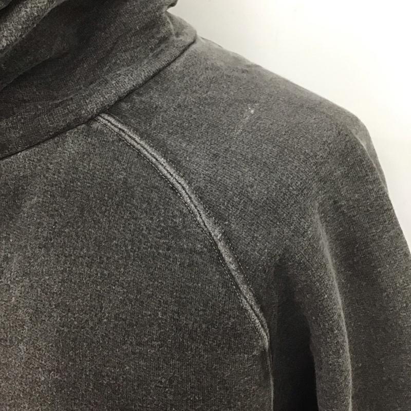 グッドオン Good On パーカー 長袖 L 無地 チャコールグレー / チャコールグレー /  メンズ USED 古着 中古 10108095