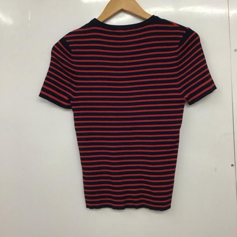 ザラ ZARA カットソー 半袖 ボーダー M ボーダー柄 マルチカラー / マルチカラー /  レディース USED 古着 中古 10149091