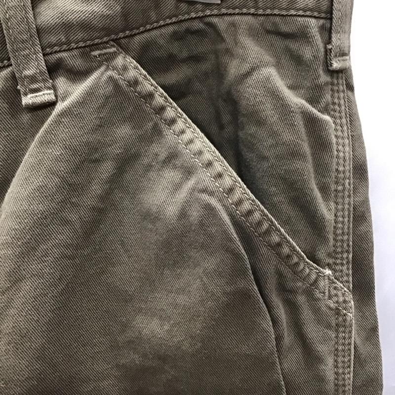カーハート Carhartt パンツ ワークパンツ、ペインターパンツ ワークパンツ ワイドパンツ カジュアルパンツ 32インチ 無地 カーキ / カーキ /  メンズ USED 古着 中古 10116212