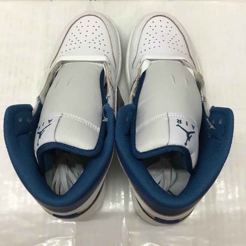 ナイキ NIKE スニーカー スニーカー FN5215 141 AIR JORDAN 1 MID SE 27cm 箱有 27.0cm ロゴ、文字 白 / ホワイト / X 青 / ブルー /  メンズ USED 古着 中古 10112847