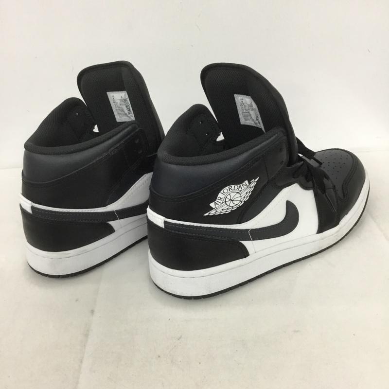 ナイキ NIKE スニーカー スニーカー DQ8426-010 JORDAN BRAND AIR JORDAN 1 MID 27cm 27.0cm ロゴ、文字 白 / ホワイト / X 黒 / ブラック /  メンズ USED 古着 中古 10133902