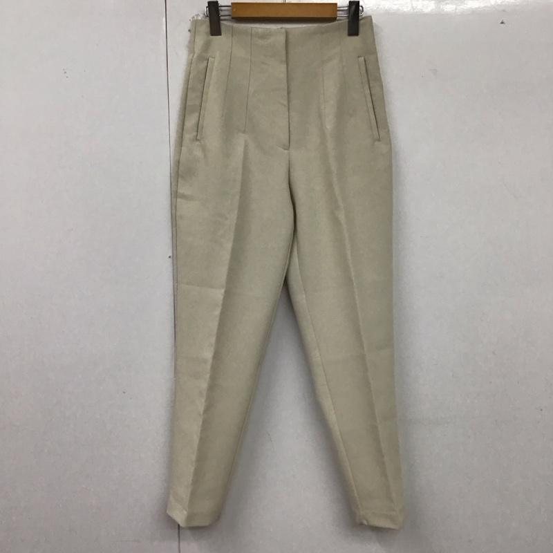 ザラ ZARA パンツ スラックス M 無地 オフホワイト / オフホワイト /  レディース USED 古着 中古 10129262