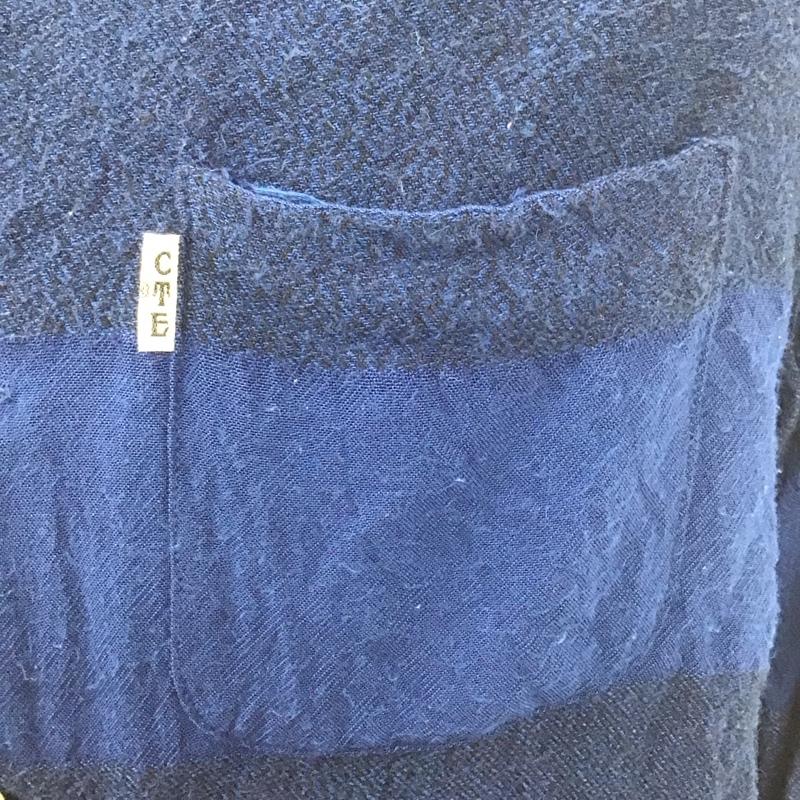 クーティー COOTIE シャツ、ブラウス 長袖 L 無地 青 / ブルー /  メンズ USED 古着 中古 10108064