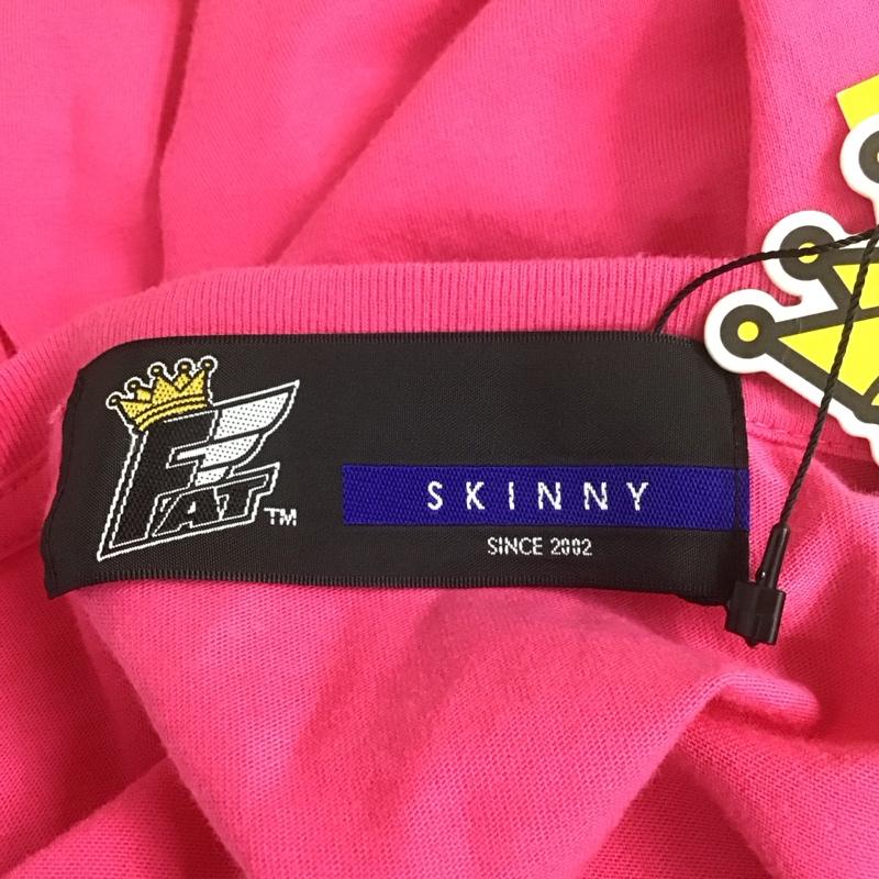 エフエイティー FAT Tシャツ 半袖 F3140-CT04-AB クルーネック SKINNY 無地 茶 / ブラウン /  メンズ USED 古着 中古 10106939