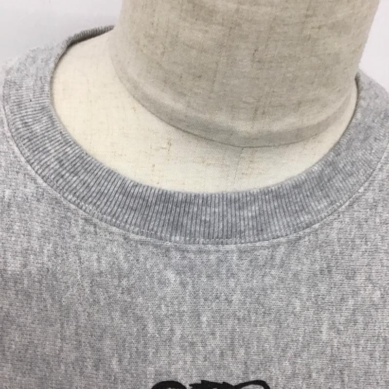 チャンピオン Champion トレーナー 長袖 c3-y014 リバースウィーブ クルーネックスウェットシャツ 長袖スウェット M プリント 灰 / グレー /  メンズ USED 古着 中古 10126423