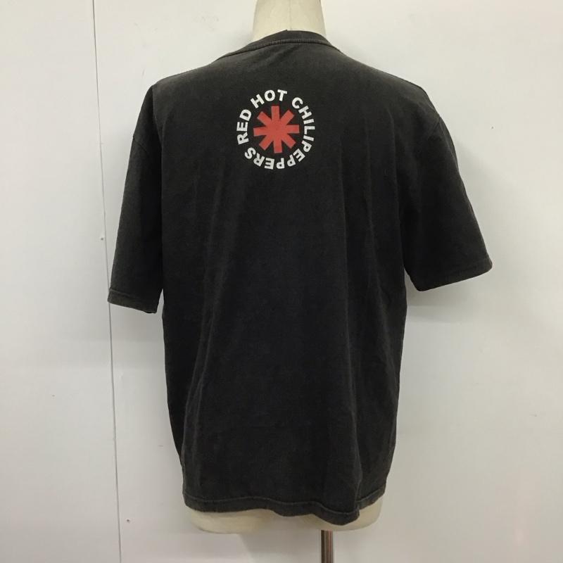 ザ ジーティーシー THE GTS Tシャツ 半袖 RED HOT CHILI PEPPERS バンドT クルーネック ロゴ、文字 黒 / ブラック /  メンズ USED 古着 中古 10107650