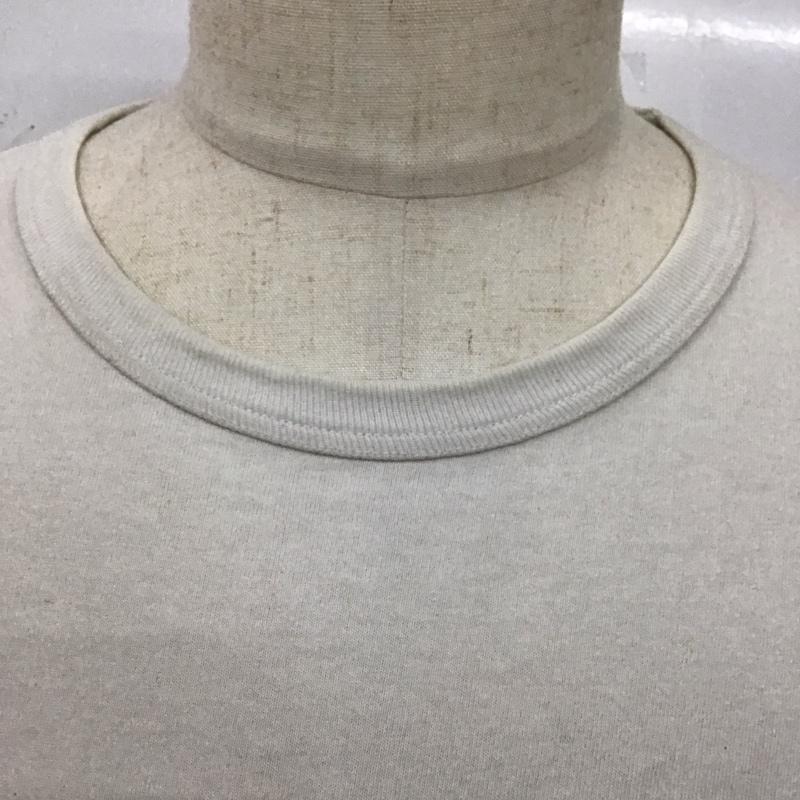 クーティー COOTIE Tシャツ 半袖 半袖カットソー プリントTシャツ クルーネックカットソー L 無地 白 / ホワイト /  メンズ USED 古着 中古 10118245