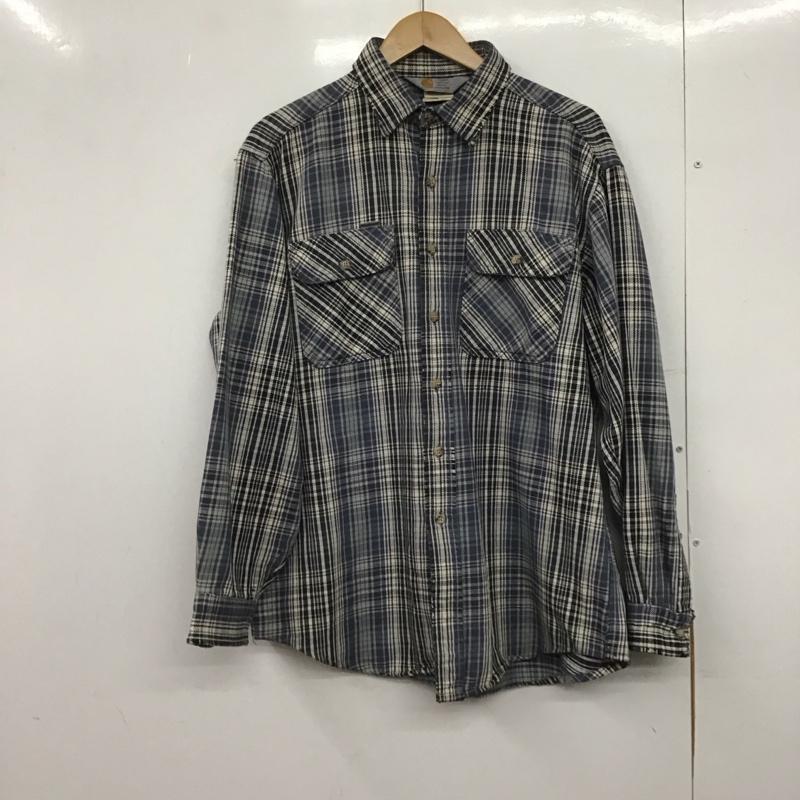 カーハート Carhartt シャツ、ブラウス 長袖 長袖シャツ チェックシャツ カラーシャツ チェック マルチカラー / マルチカラー /  メンズ USED 古着 中古 10146820