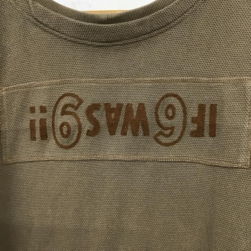 テンダーロイン TENDERLOIN Tシャツ 長袖 半袖カットソー プリントTシャツ クルーネックカットソー 長袖カットソー XL ロゴ、文字 茶 / ブラウン /  メンズ USED 古着 中古 10130033