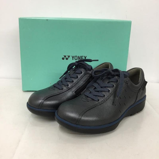 ヨネックス YONEX スニーカー スニーカー SHW-LC92 パワークッション 22.5cm ウォーキングシューズ 箱有 22.5cm ロゴ、文字 黒 / ブラック / X 紺 / ネイビー /  レディース USED 古着 中古 10147939