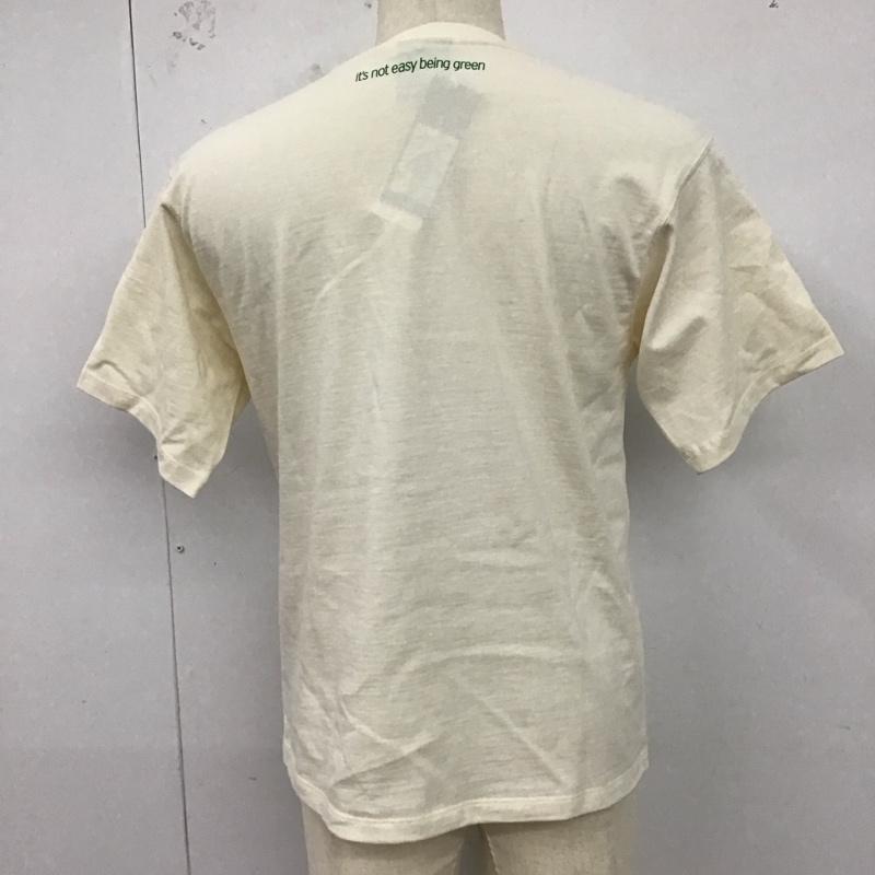 アディダス adidas Tシャツ 半袖 GP3393 モンスターズインク マイク ワゾウスキ ディズニー XS ロゴ、文字 アイボリー / アイボリー /  メンズ USED 古着 中古 10123295