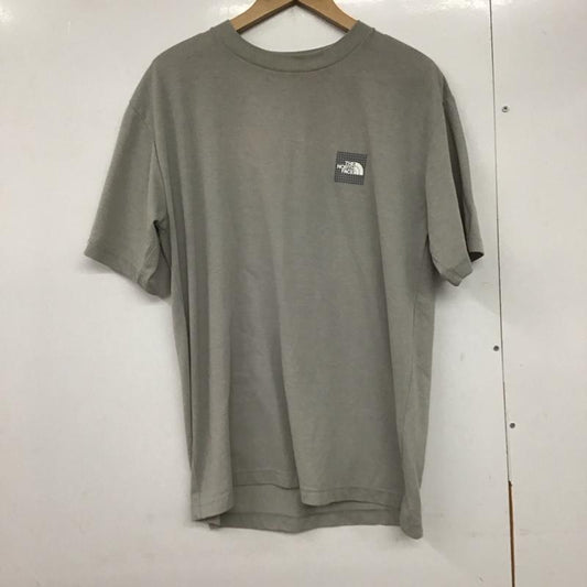 ザノースフェイス THE NORTH FACE Tシャツ 半袖 nt32706 ロゴTシャツ プリントTシャツ L ロゴ、文字 灰 / グレー /  メンズ USED 古着 中古 10141023