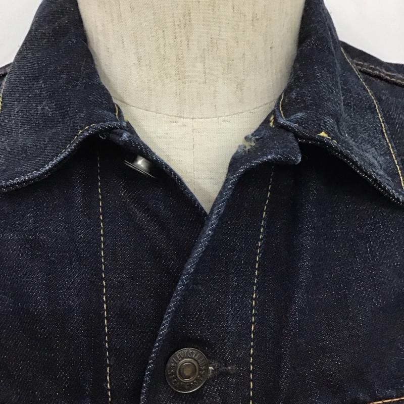 リーバイス Levi s ジャケット、上着 ジャケット、ブレザー 70557-XX デニムジャケット Gジャン 36 無地 インディゴ / インディゴ /  メンズ USED 古着 中古 10106673
