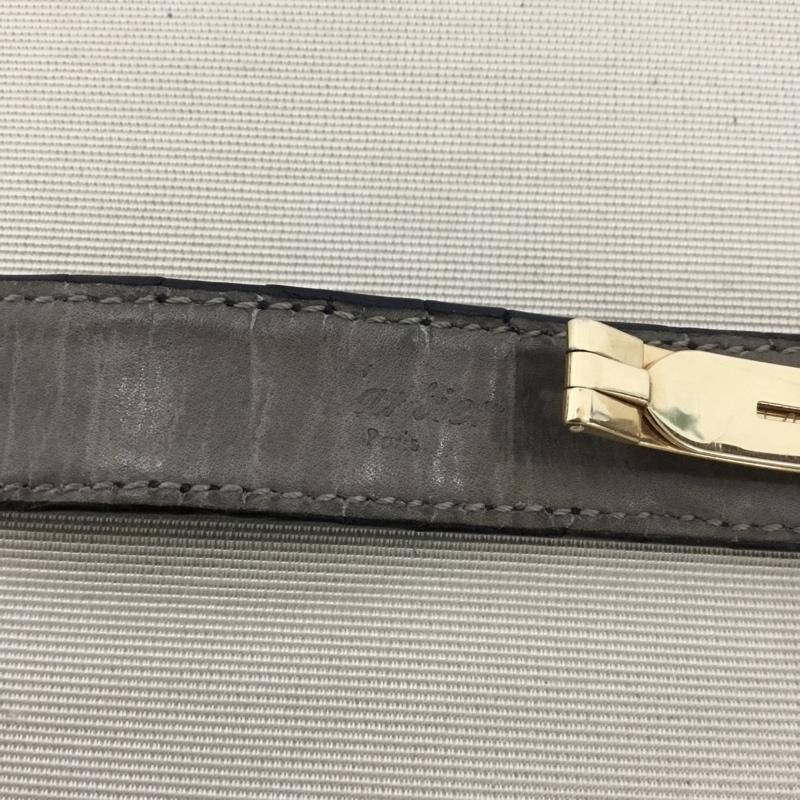 カルティエ Cartier ファッション小物 ファッション小物 腕時計ベルト 18金 ロゴ、文字 黒 / ブラック / X 茶 / ブラウン /  メンズ USED 古着 中古 10148388