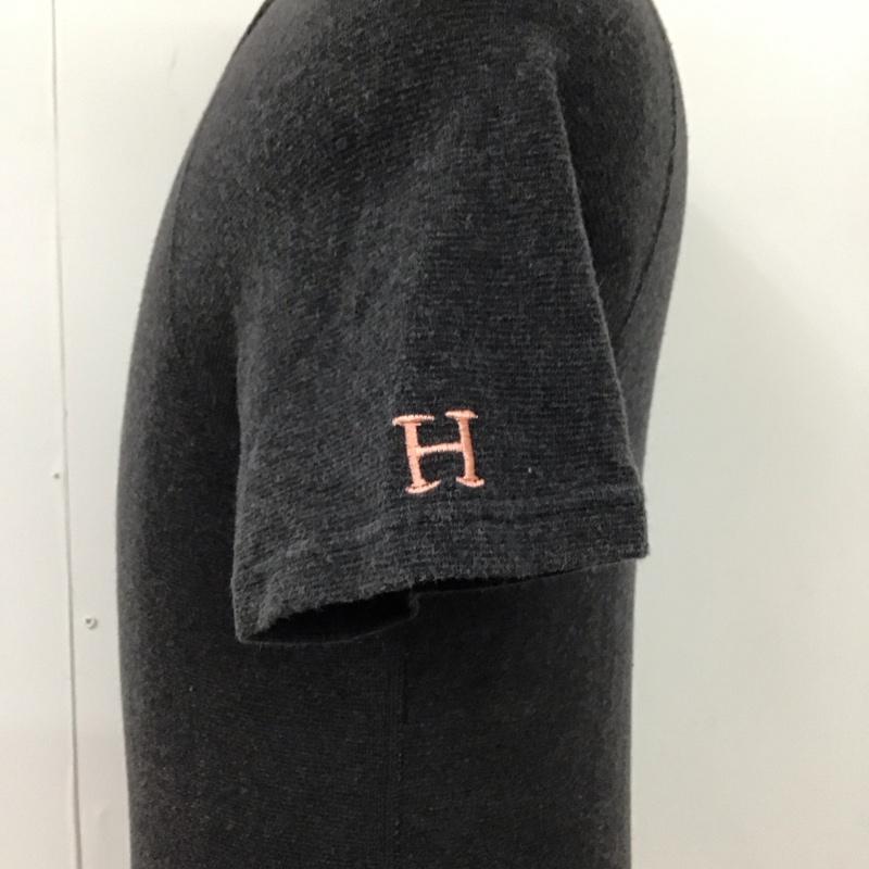 アールエイチリメイク H.R.REMAKE Tシャツ 半袖 ラグランスリーブ M 無地 チャコールグレー / チャコールグレー /  メンズ USED 古着 中古 10118130