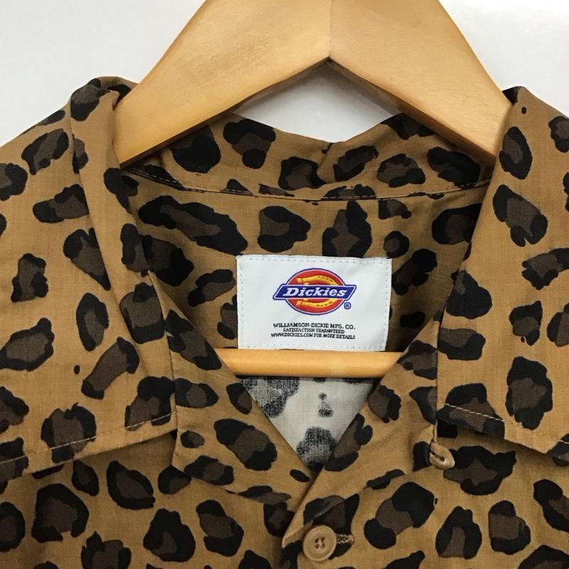 ディッキーズ Dickies シャツ、ブラウス 半袖 半袖シャツ プリントシャツ ポケットシャツ L ヒョウ柄・レオパード柄 マルチカラー / マルチカラー /  メンズ USED 古着 中古 10142621