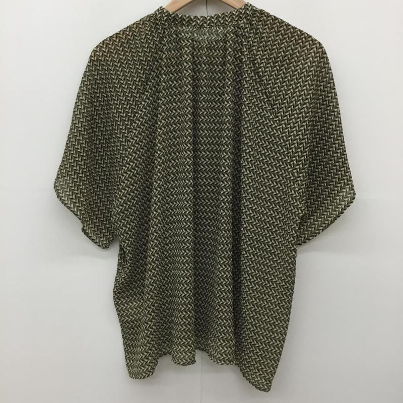 アーバンリサーチ URBAN RESEARCH シャツ、ブラウス 半袖 IT25-23B005 URBAN RESEARCH ITEMS FREE 総柄 緑 / グリーン / X 茶 / ブラウン /  レディース USED 古着 中古 10144389