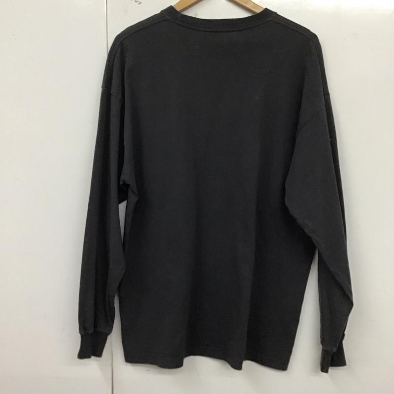 ベンデイビス BEN DAVIS Tシャツ 長袖 M 無地 チャコールグレー / チャコールグレー /  メンズ USED 古着 中古 10128802